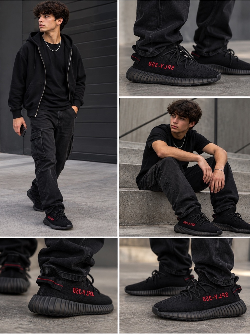 Adidas YEEZY BOOST 350 V2 "Black Red 2017 - 2020"